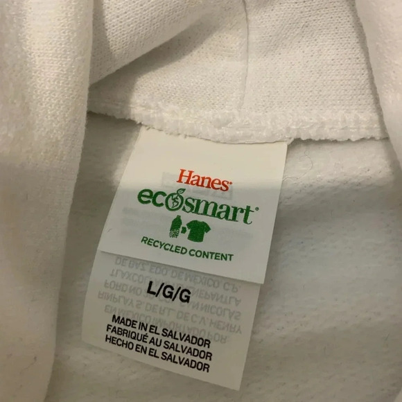 Hanes Pullover Hoodie Seattle Space Needle Design White Unisex Size L NWOT - Picture 3 of 9